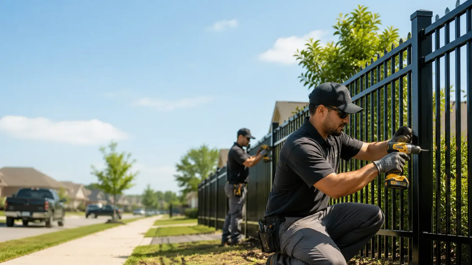 Metal Fence Installation in Dike, TX